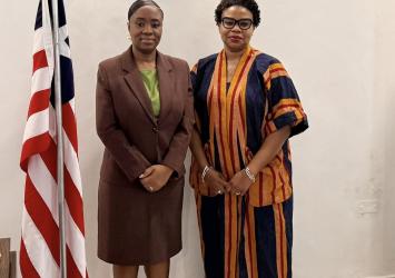 The Executive Chairperson of The Liberia Anti-Corruption Commission (LACC), Cllr. Alexandra K. Zoe, Held a Courtesy Meeting with a Delegation from The International Development Law Organization (IDLO), Led by Country Manager, Madam Chinyelumugo Okoh
