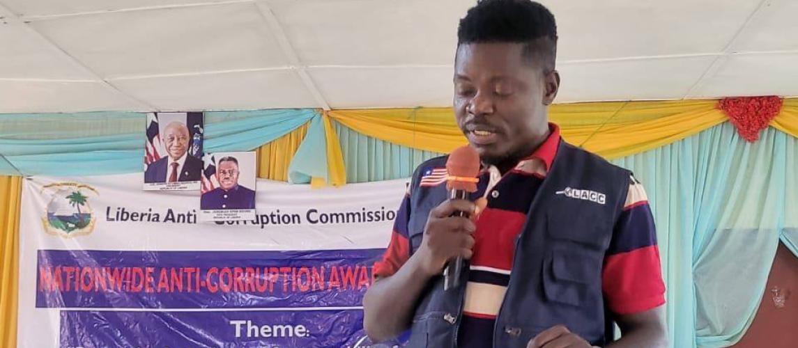 LACC Conducts Nationwide Anti-Corruption  Campaign in Cestos, Rivercess County Citizens Rally Behind Message of Integrity and Accountability