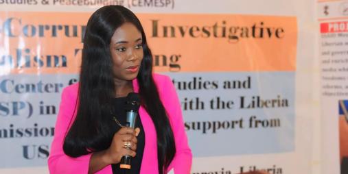 Cllr. Alexandra K. Zoe, Executive Chairperson of the Liberia Anti-Corruption Commission