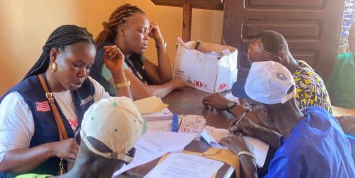 Public Outreach in Fishtown, River Gee County